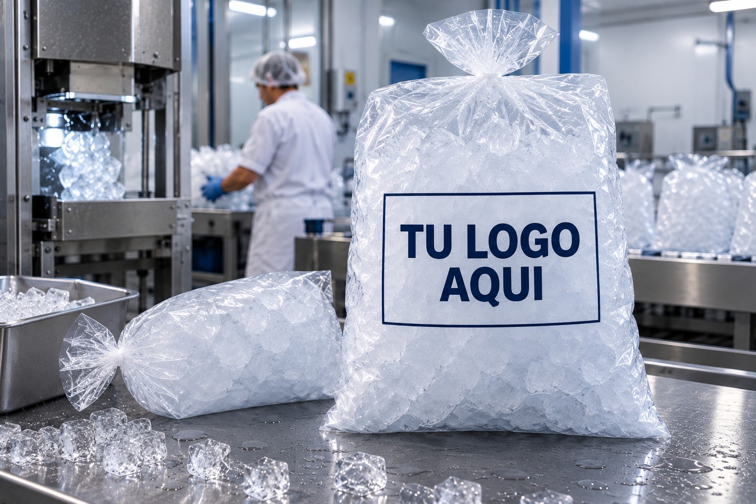 Bolsas para hielo de polietileno