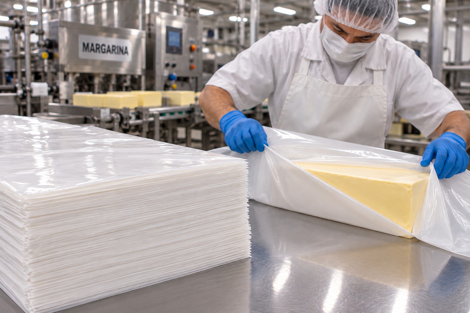 Bolsas para margarina de polietileno