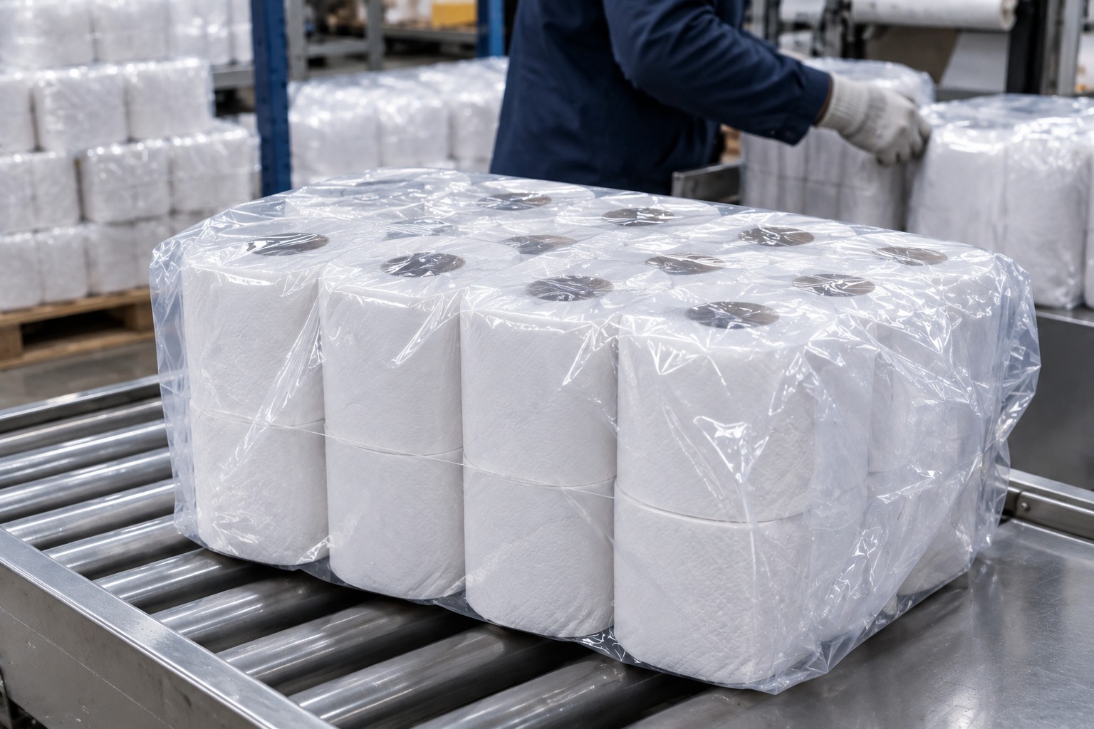 Bolsas para papel higiénico de polietileno